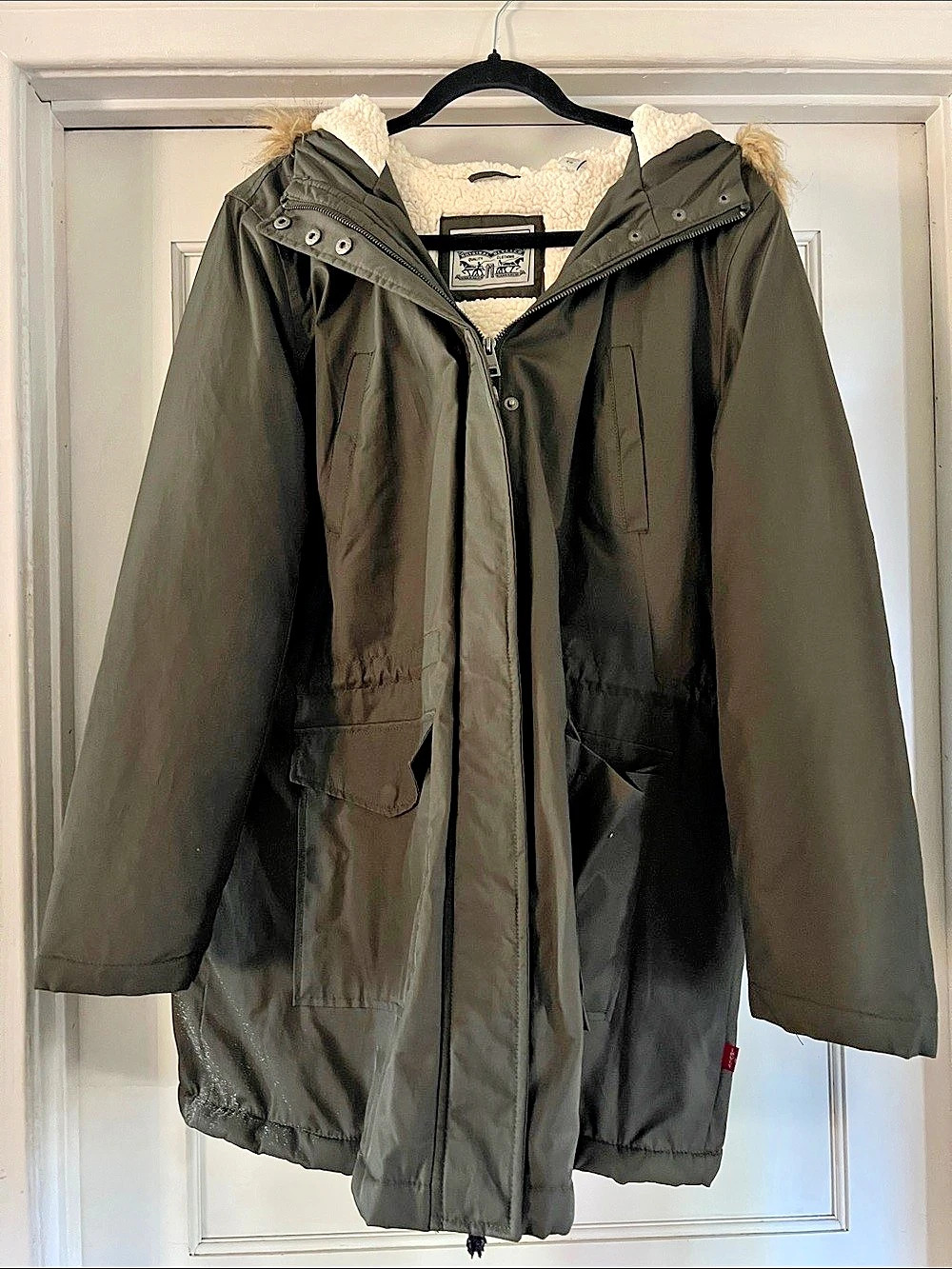 Levi's Hooded Faux-Fur Trim Parka